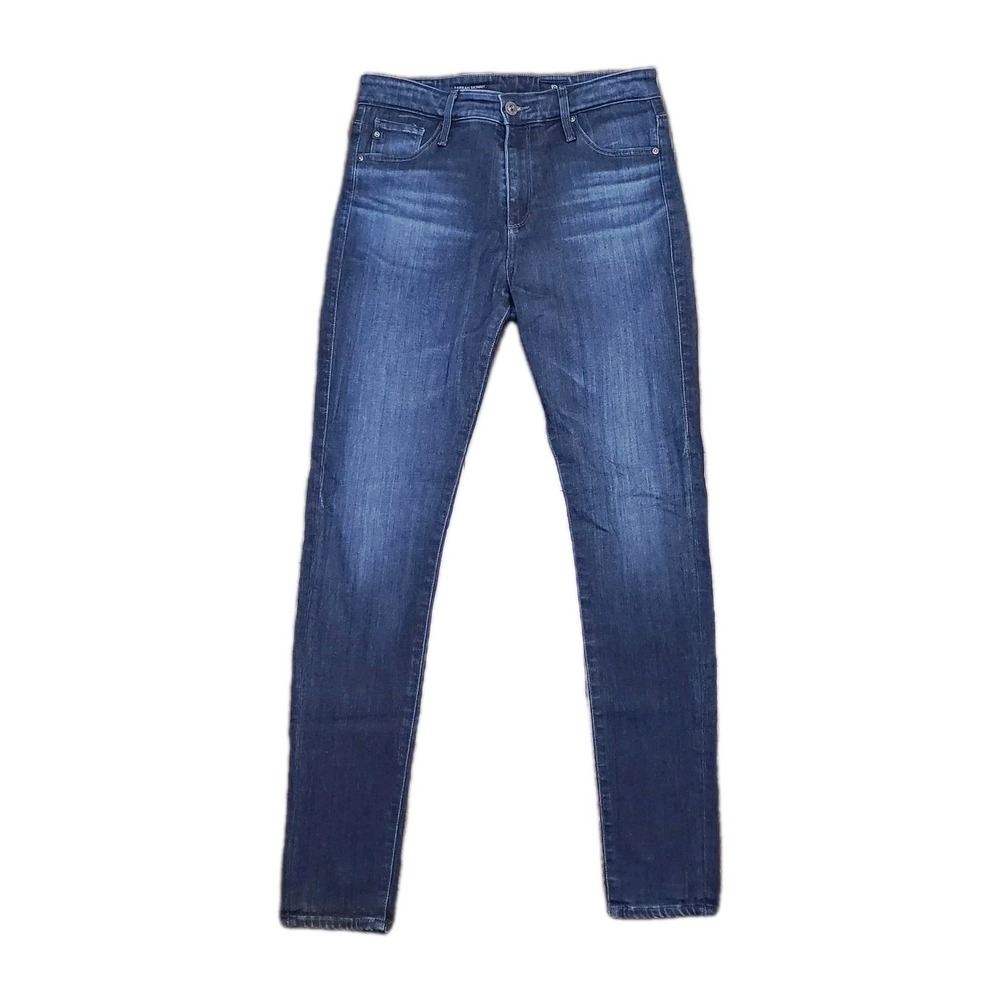 Adriano Goldschmied Farrah High Rise Skinny Ankle Jeans 28×29 Blue Dark Wash AG